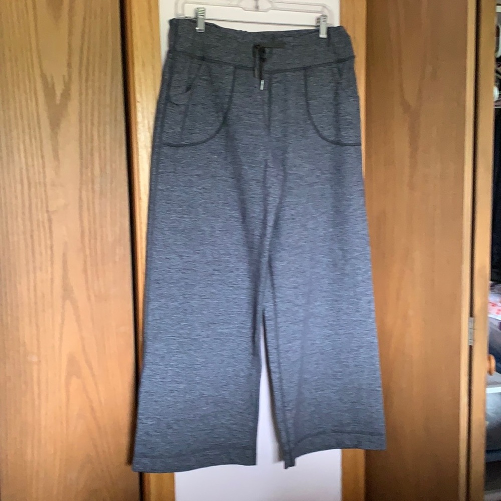 Lululemon Still Yoga Pants Wide Leg Gray Size 10